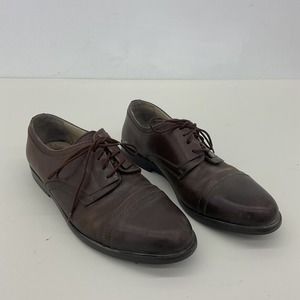 Vintage Cappi Cumbres & Toltec Brown Leather Derby Dress Shoes - Men's US 10